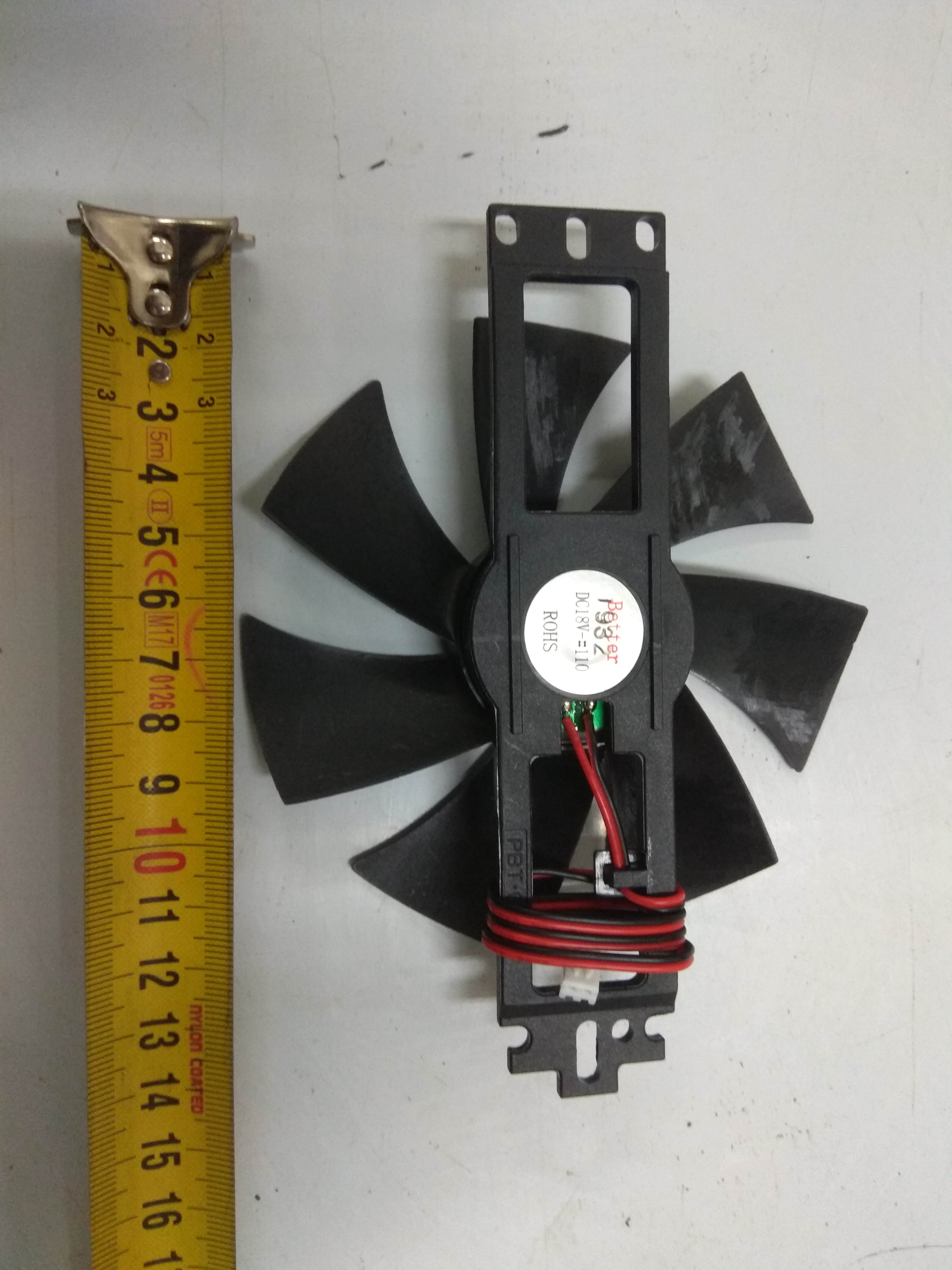 Вентилятор 18V FAN ROGONDA DC