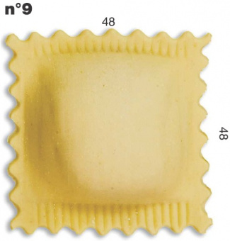 Блок формования равиоли для насадки   Multipasta (совместима с P Nuova, P6, P12) форма №9 ravioli 48