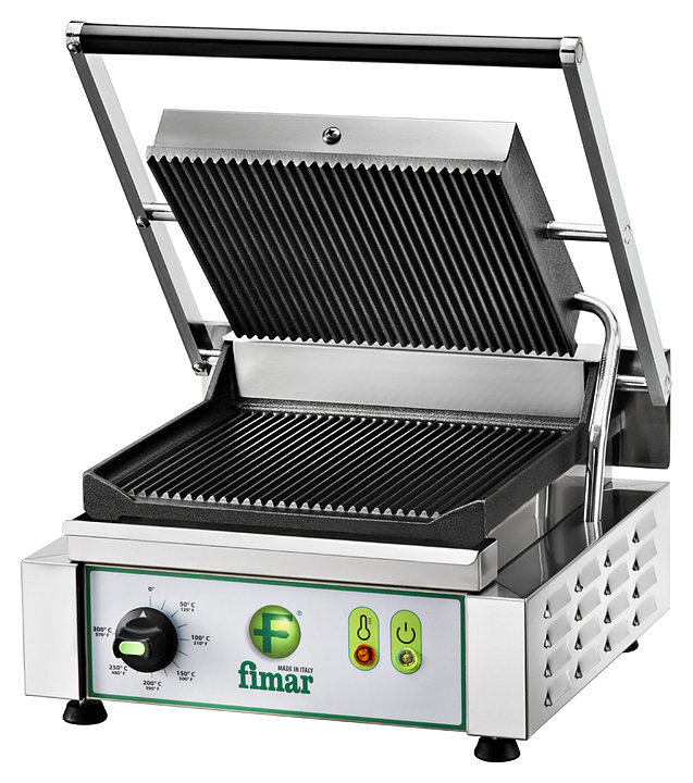 Гриль контактный FIMAR PE25R, рифлен.