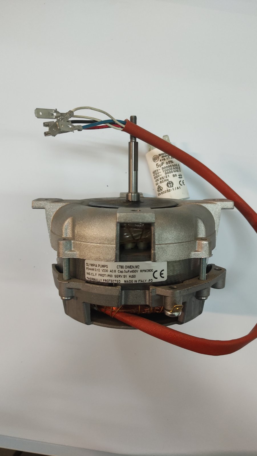 Двигатель СТ80. OVEN.M2E, ( SISME, вал AISI 416)